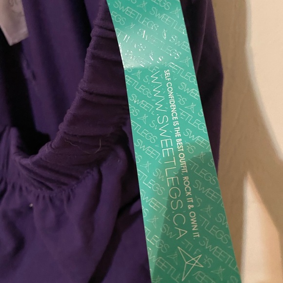 Sweetlegs Purple Leggings - Picture 2 of 3
